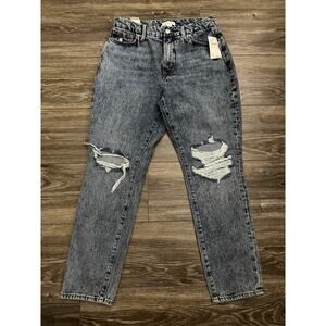 Good American Skinnyish Fit High Rise Jeans size 6/28